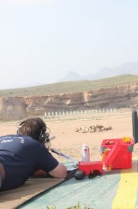 Tirador en el campo de tiro ACTOA de Almería